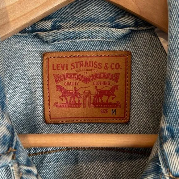 Levi’s Slightly Distressed Trucker Denim Jacket