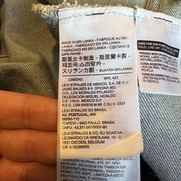 Levi’s Slightly Distressed Trucker Denim Jacket