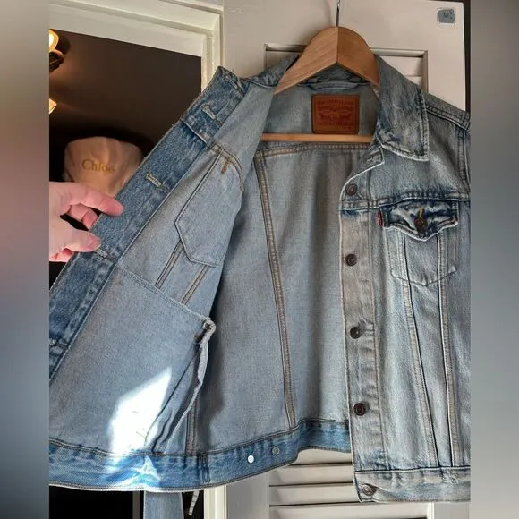 Levi’s Slightly Distressed Trucker Denim Jacket