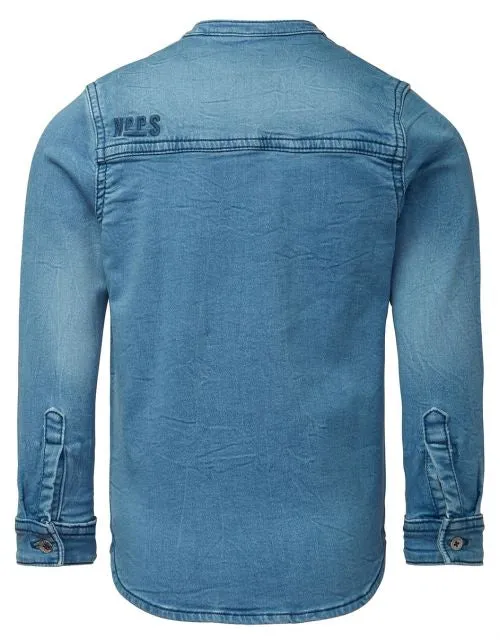 LIGHT BLUE DENIM LONG SLEEVE
