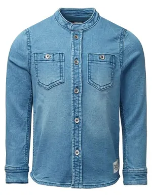 LIGHT BLUE DENIM LONG SLEEVE
