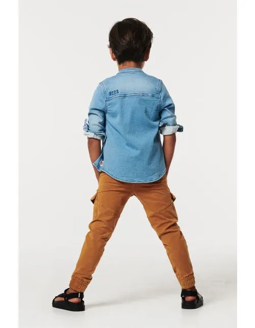 LIGHT BLUE DENIM LONG SLEEVE