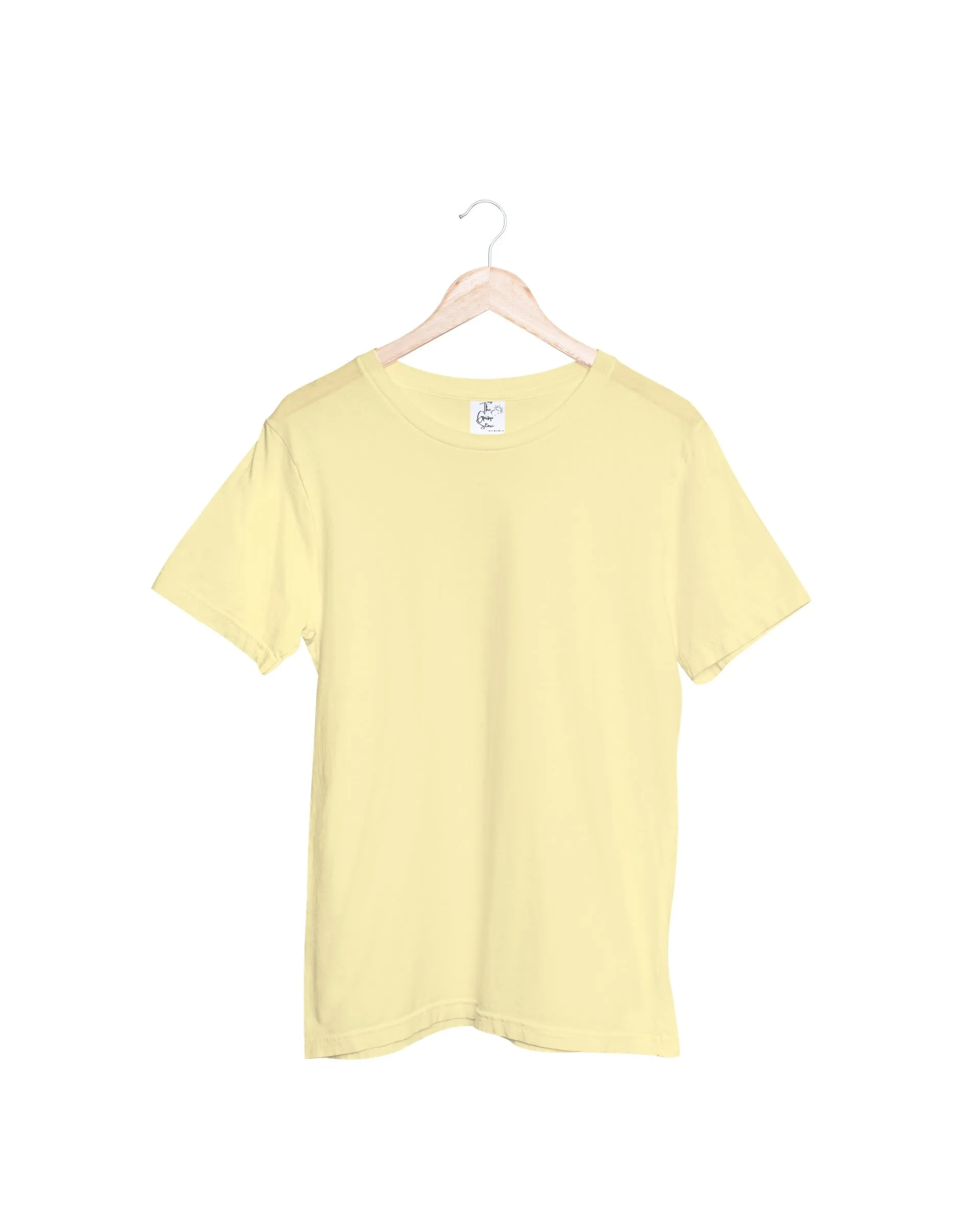 Light Lemon Yellow Oversized Fit Unisex T-Shirt