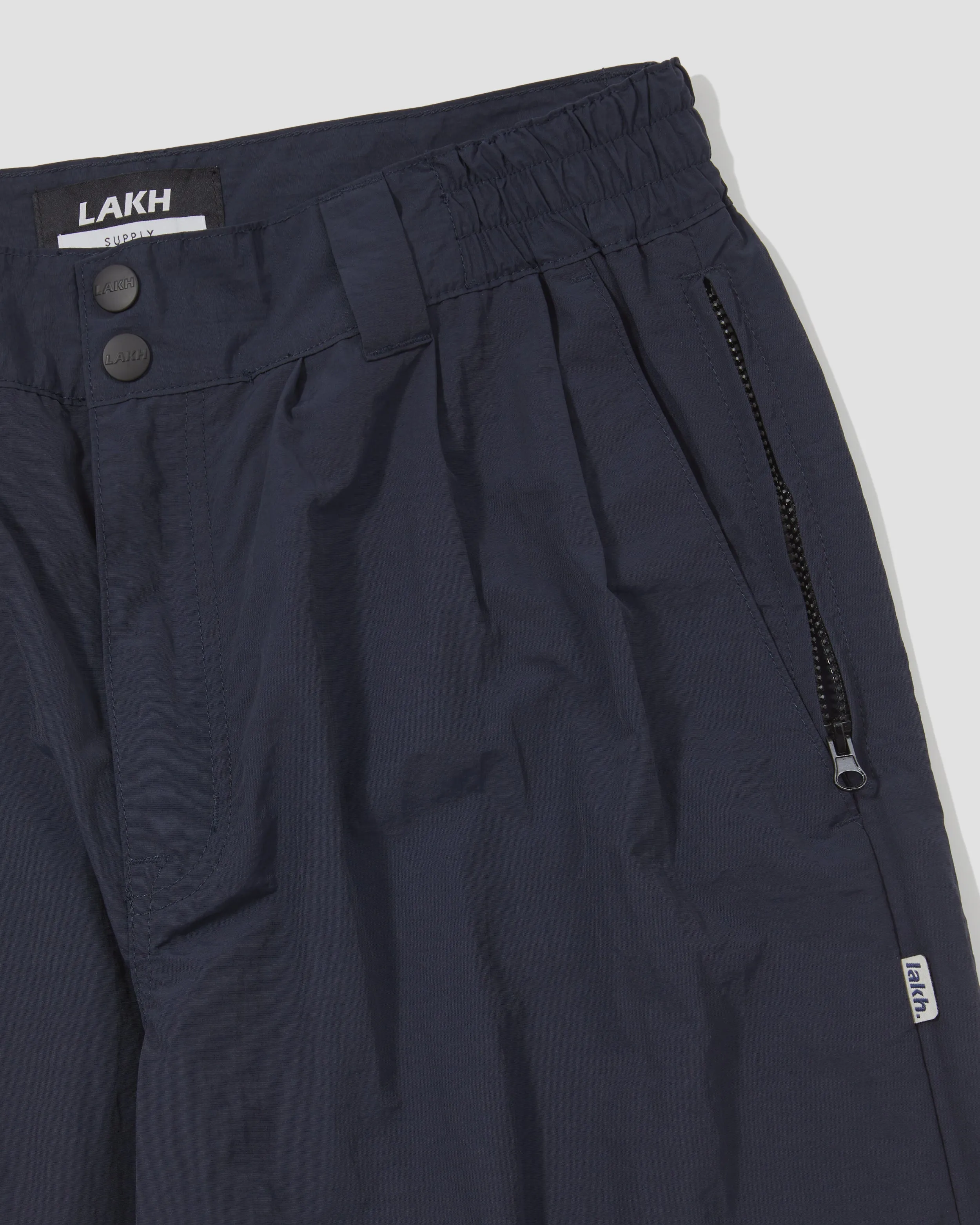 Lightweight Baggy Tapered Pants - Navy