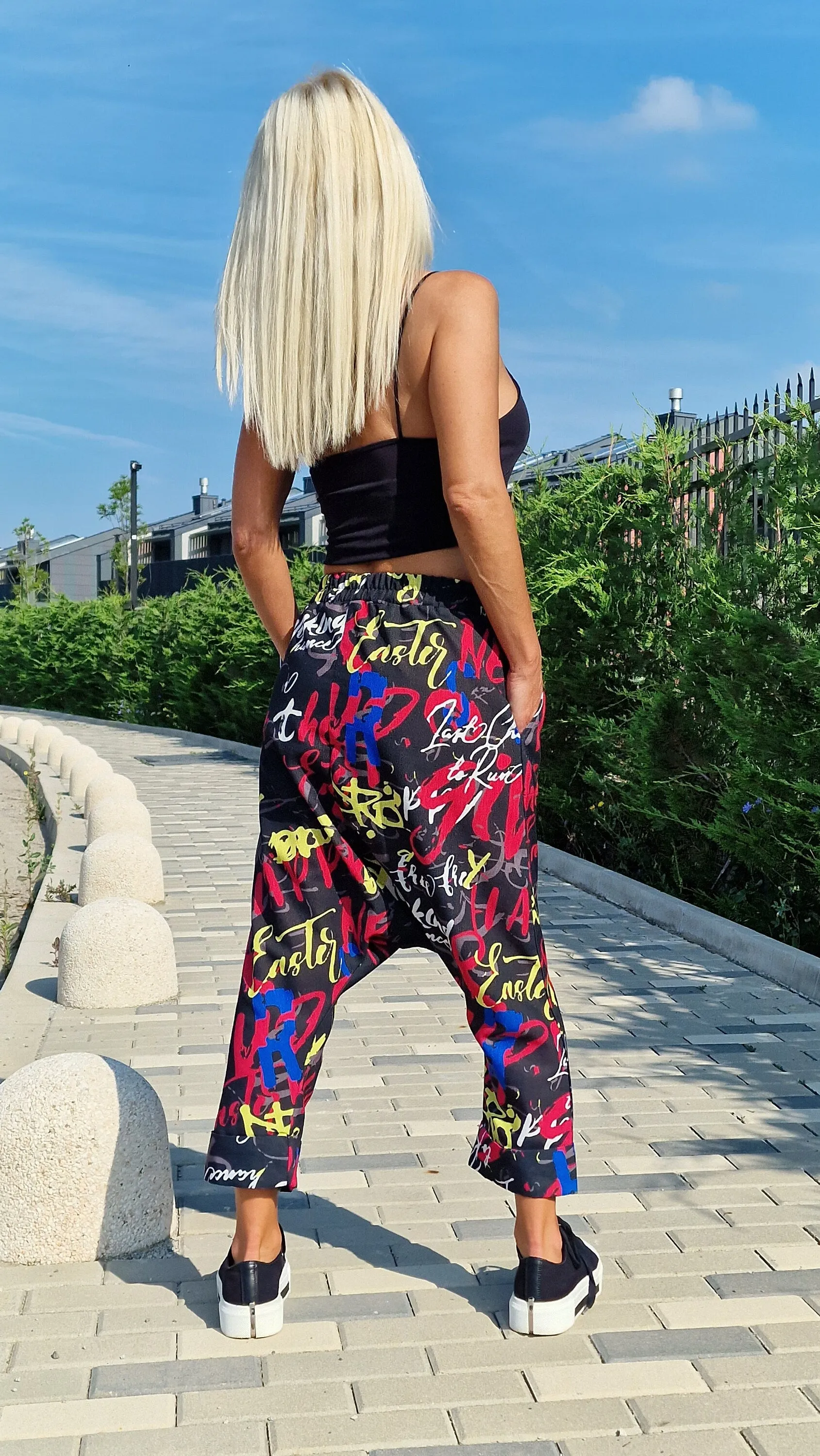 Linen Baggy Pants, Harem Pants, Loose Drop Crotch Pants, Gipsy Pants, Linen Trousers, Summer Pants, Extravagant Harem Pants