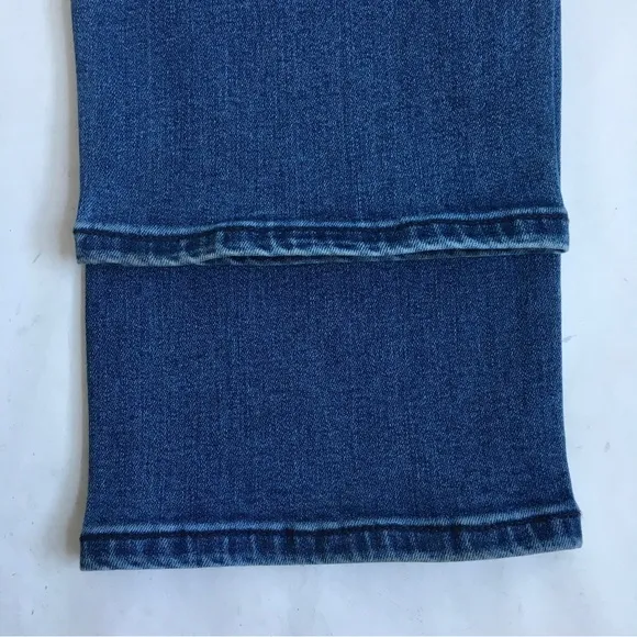 Liverpool The Straight Distressed Denim Jeans in Tellico Size 28