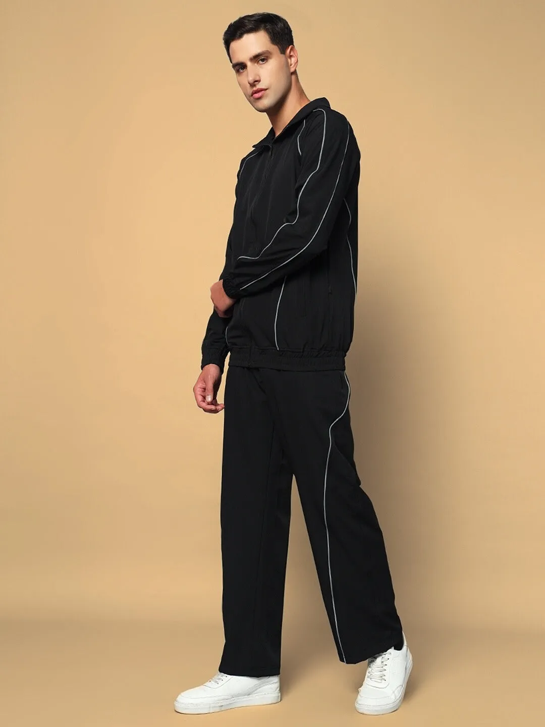 Loco Reflector Parachute Cargo Pants (Black)