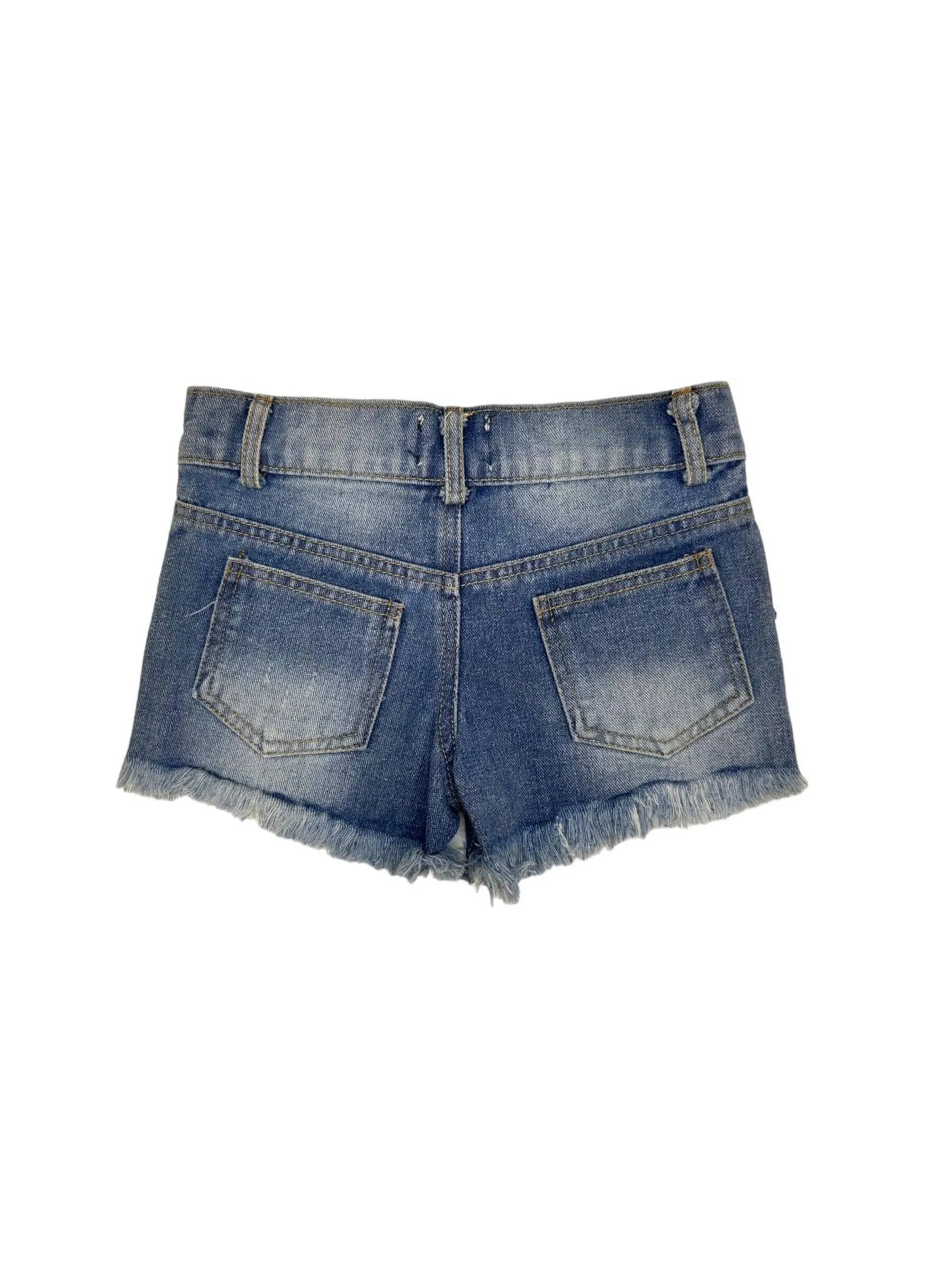 Lola and The Boys Pink Crystal Denim Short