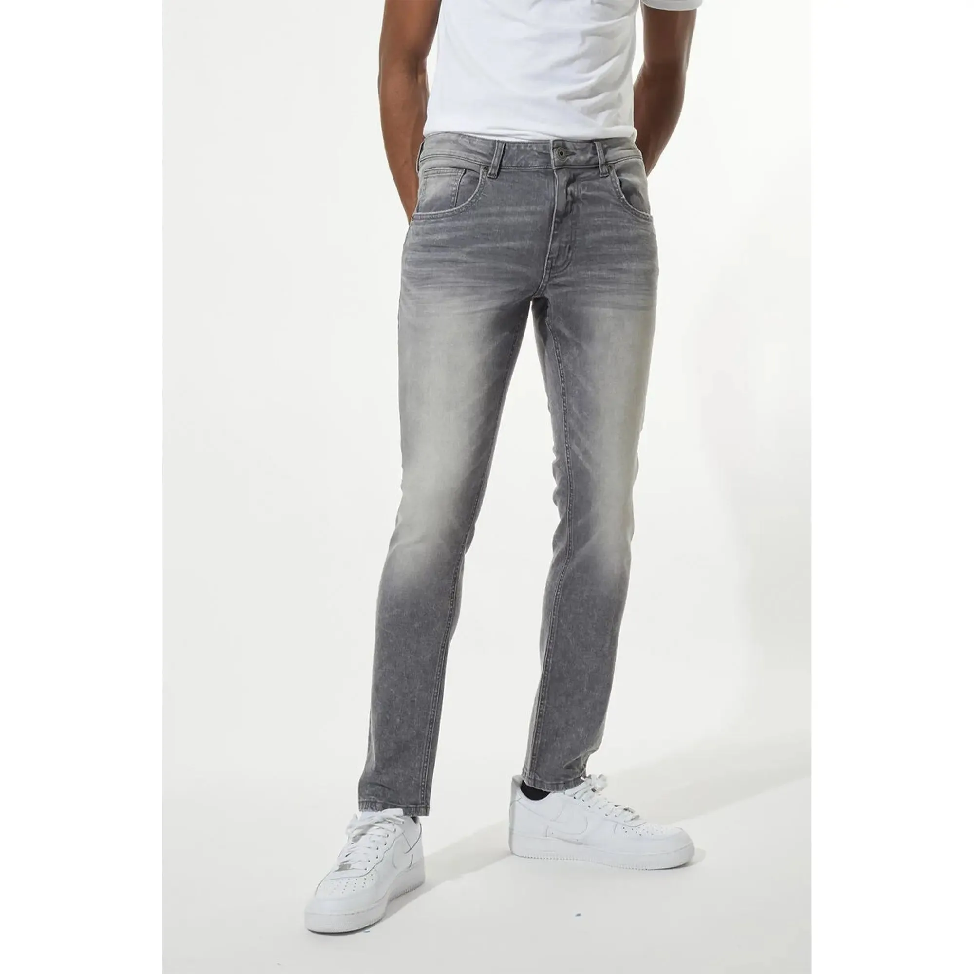 M. Society Men Stretched Denim Jeans(Gray Connor)