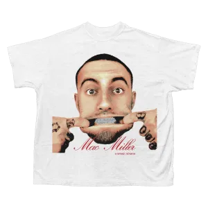 MAC MILLER BIG HEAD T-SHIRT (WHITE)