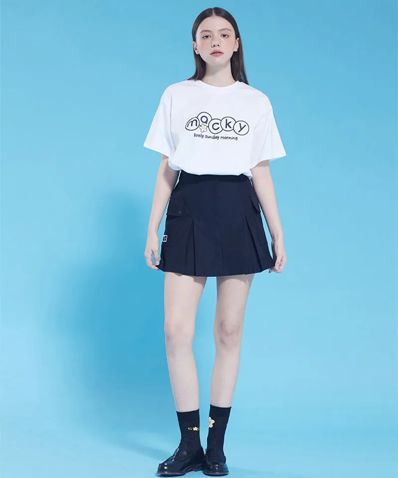 MACKY Golf: Cargo Pop Skirt - Black