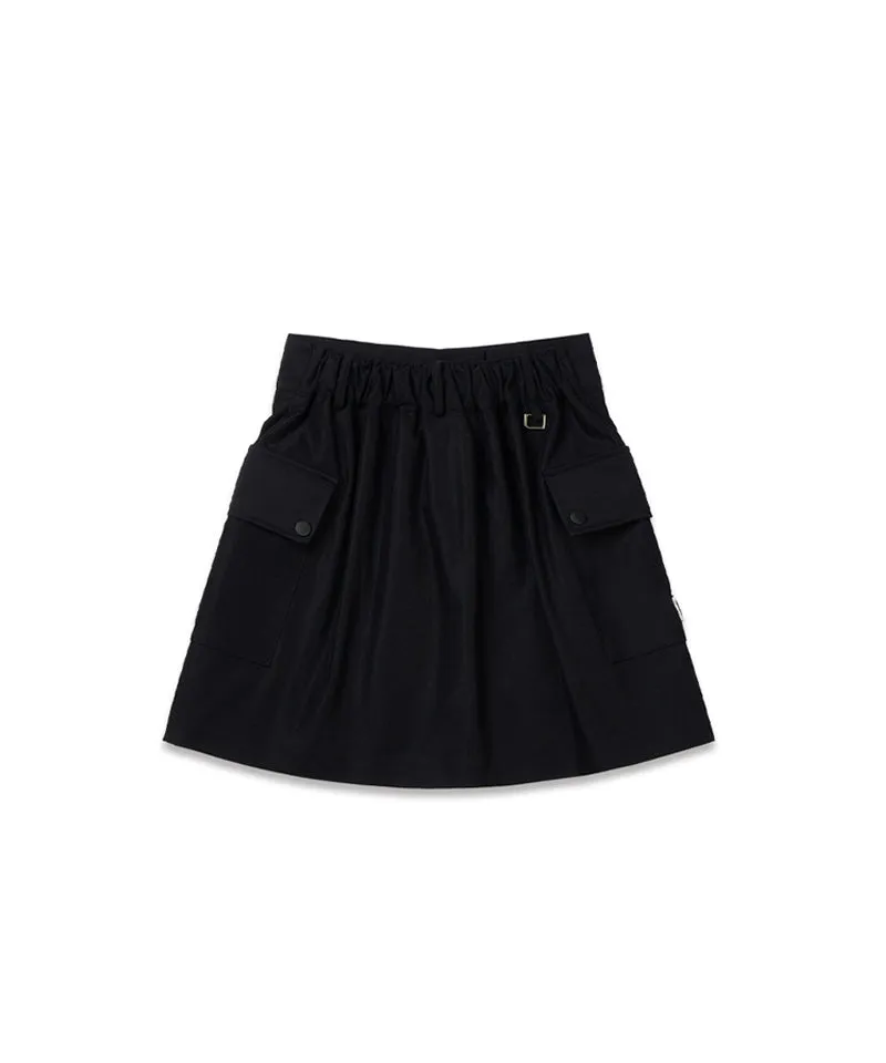 MACKY Golf: Cargo Pop Skirt - Black