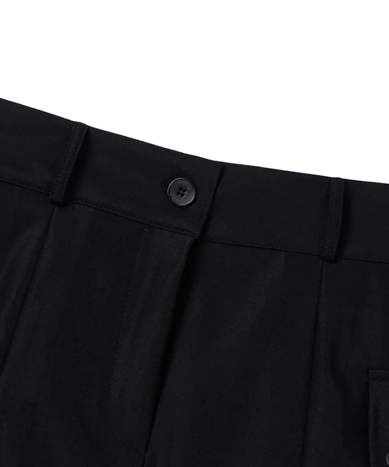 MACKY Golf: Cargo Pop Skirt - Black
