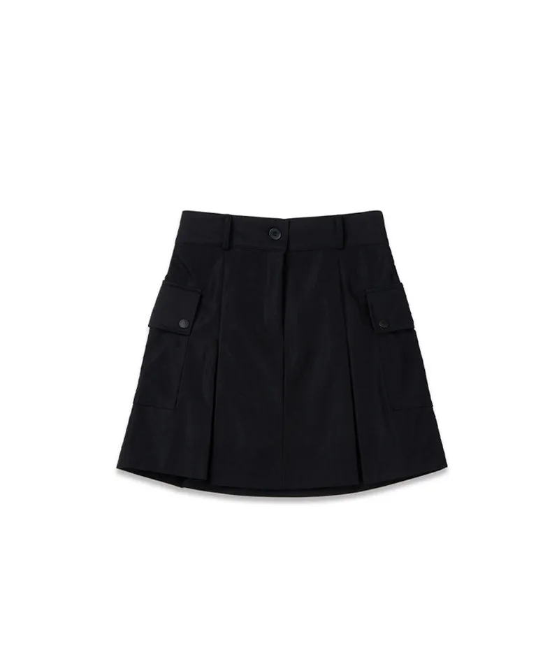 MACKY Golf: Cargo Pop Skirt - Black