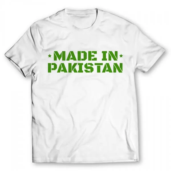 Made In Pakistan Printed Graphic T-Shirt