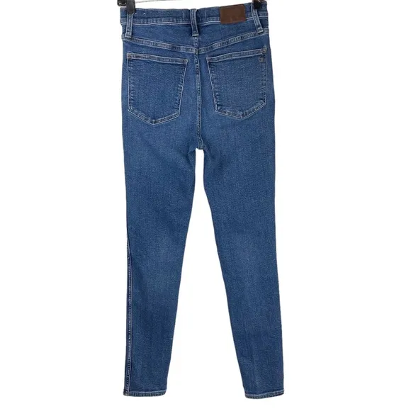 Madewell 10” High Rise Skinny Jeans Sz 28 Medium Dark Wash