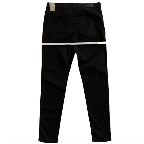 MADEWELL 10-Inch High Waist Black Skinny Jeans!