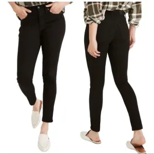 MADEWELL 10-Inch High Waist Black Skinny Jeans!