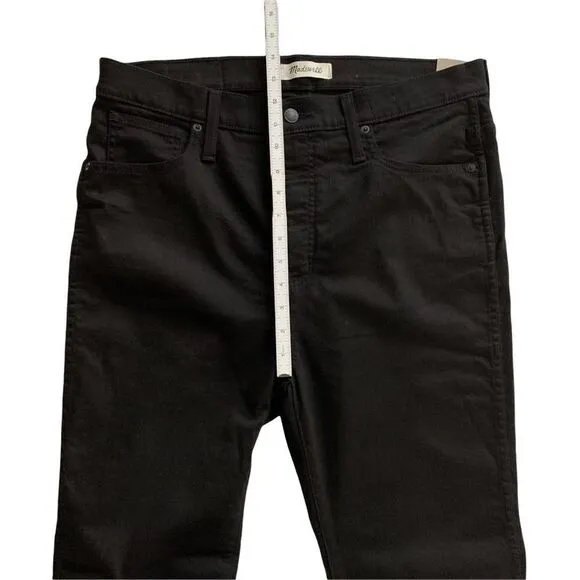 MADEWELL 10-Inch High Waist Black Skinny Jeans!