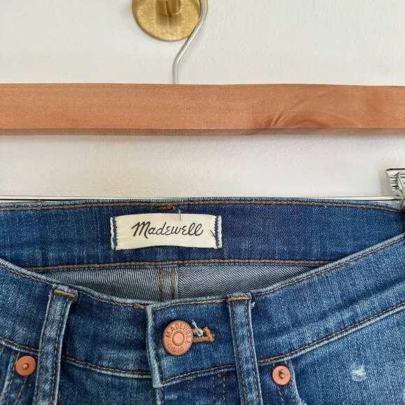Madewell 9&quot; High-Rise Skinny Jeans: Destructed-Hem Edition 24 $135