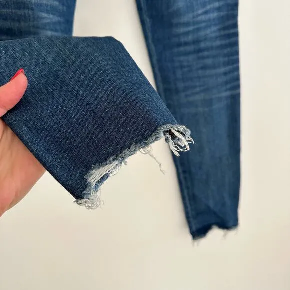 Madewell 9&quot; High-Rise Skinny Jeans: Destructed-Hem Edition 24 $135