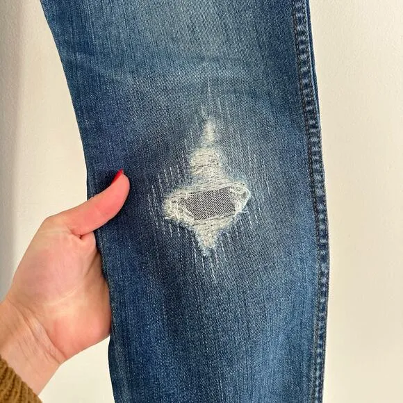 Madewell 9&quot; High-Rise Skinny Jeans: Destructed-Hem Edition 24 $135