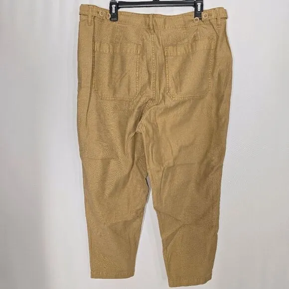 Madewell Brown Griff Tapered Fatigue Cargo Pants 32