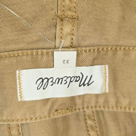 Madewell Brown Griff Tapered Fatigue Cargo Pants 32