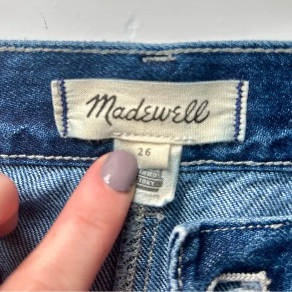 Madewell Denim Carpenter Maxi Skirt in Handlon Wash Size 26 / Small