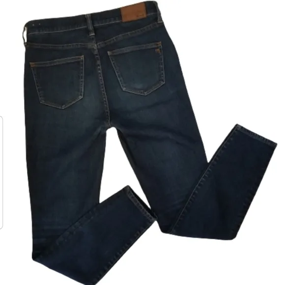 Madewell Jeans 9&quot; High Riser Skinny Denim Jean Size 26