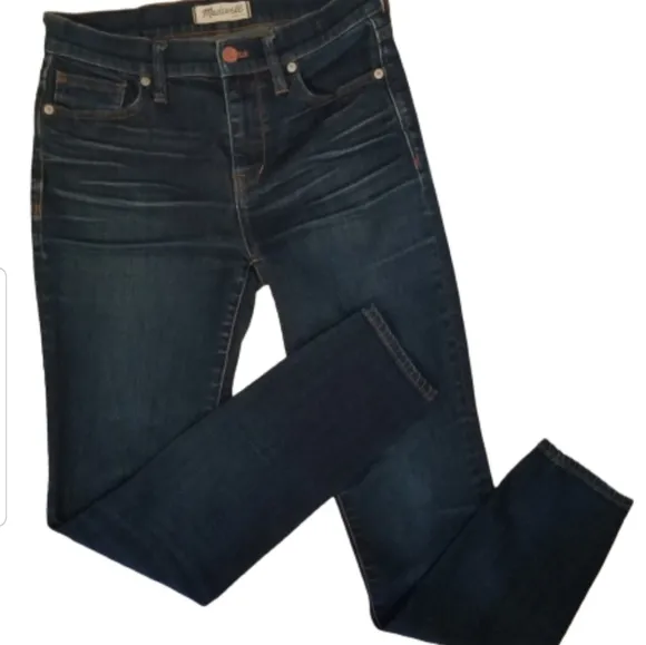 Madewell Jeans 9&quot; High Riser Skinny Denim Jean Size 26