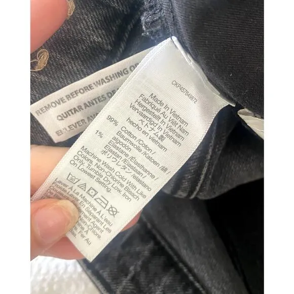 Madewell The Cury Perfect Vintage Jean in Idlewood Wash size 24