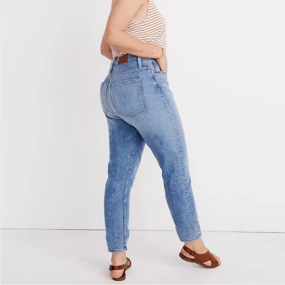 Madewell The Momjean Distressed Denim Jeans Women’s Size
