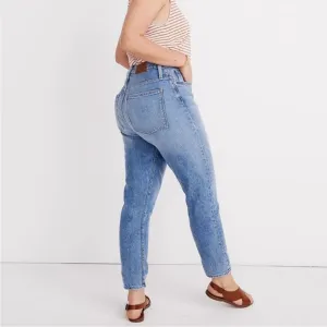 Madewell The Momjean Distressed Denim Jeans Women’s Size