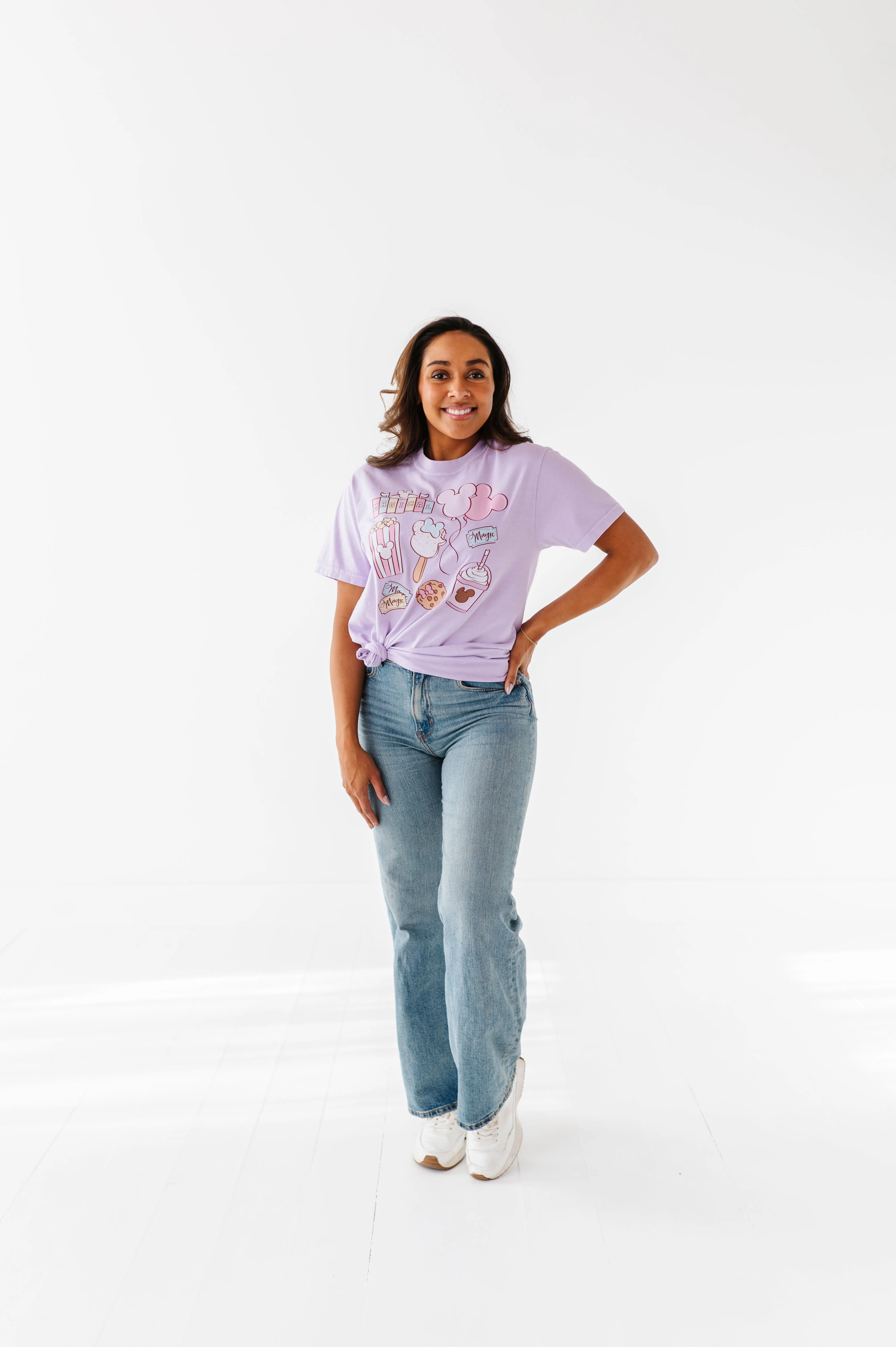 MAGICAL SNACKS | LILAC ADULT TEE (*SHIPS MID-MARCH)
