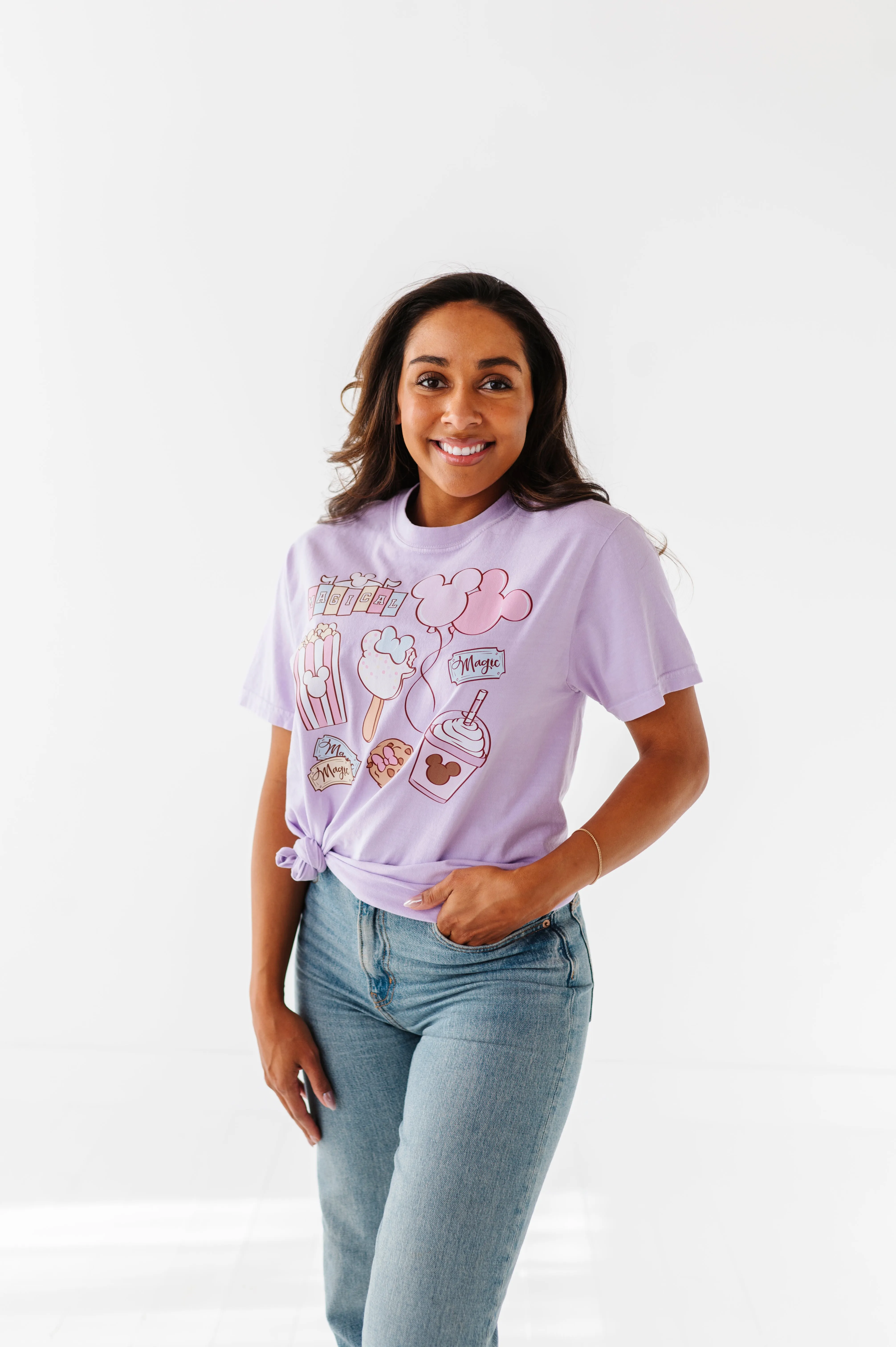 MAGICAL SNACKS | LILAC ADULT TEE (*SHIPS MID-MARCH)