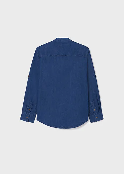 Mao Denim Shirt