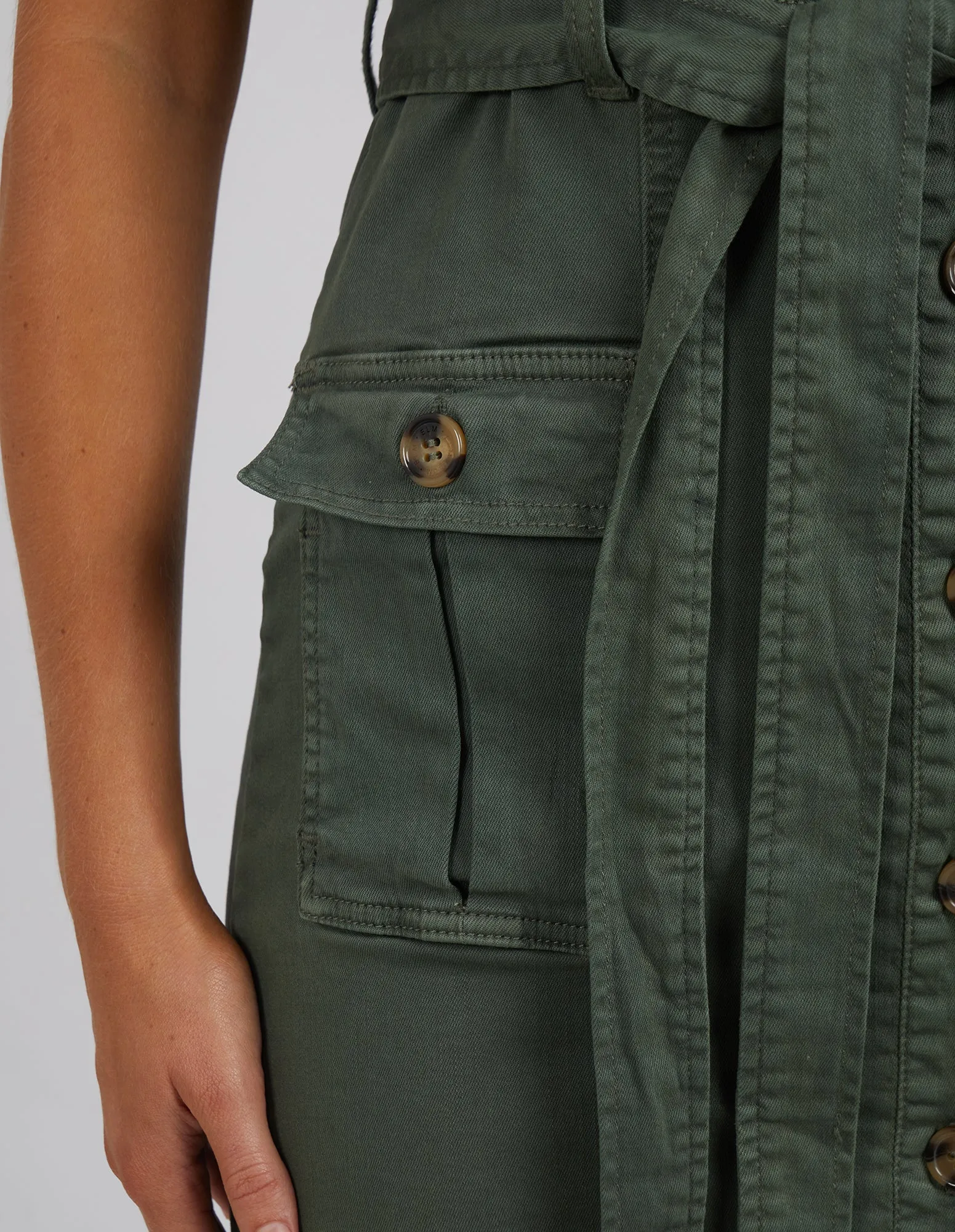 Marigold Denim Dress - Clover