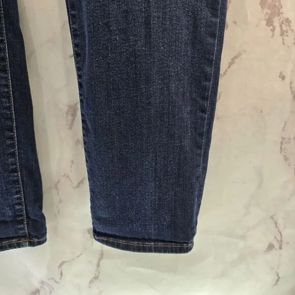 Mavi Jeans Womens 31 X 30 Emma High Rise Skinny Dark Wash Denim Stretch Stone