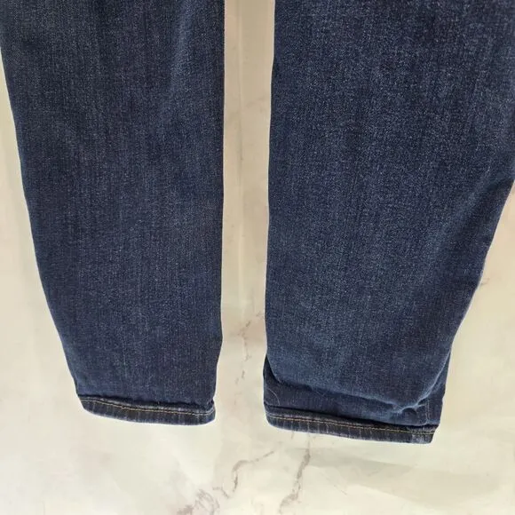 Mavi Jeans Womens 31 X 30 Emma High Rise Skinny Dark Wash Denim Stretch Stone