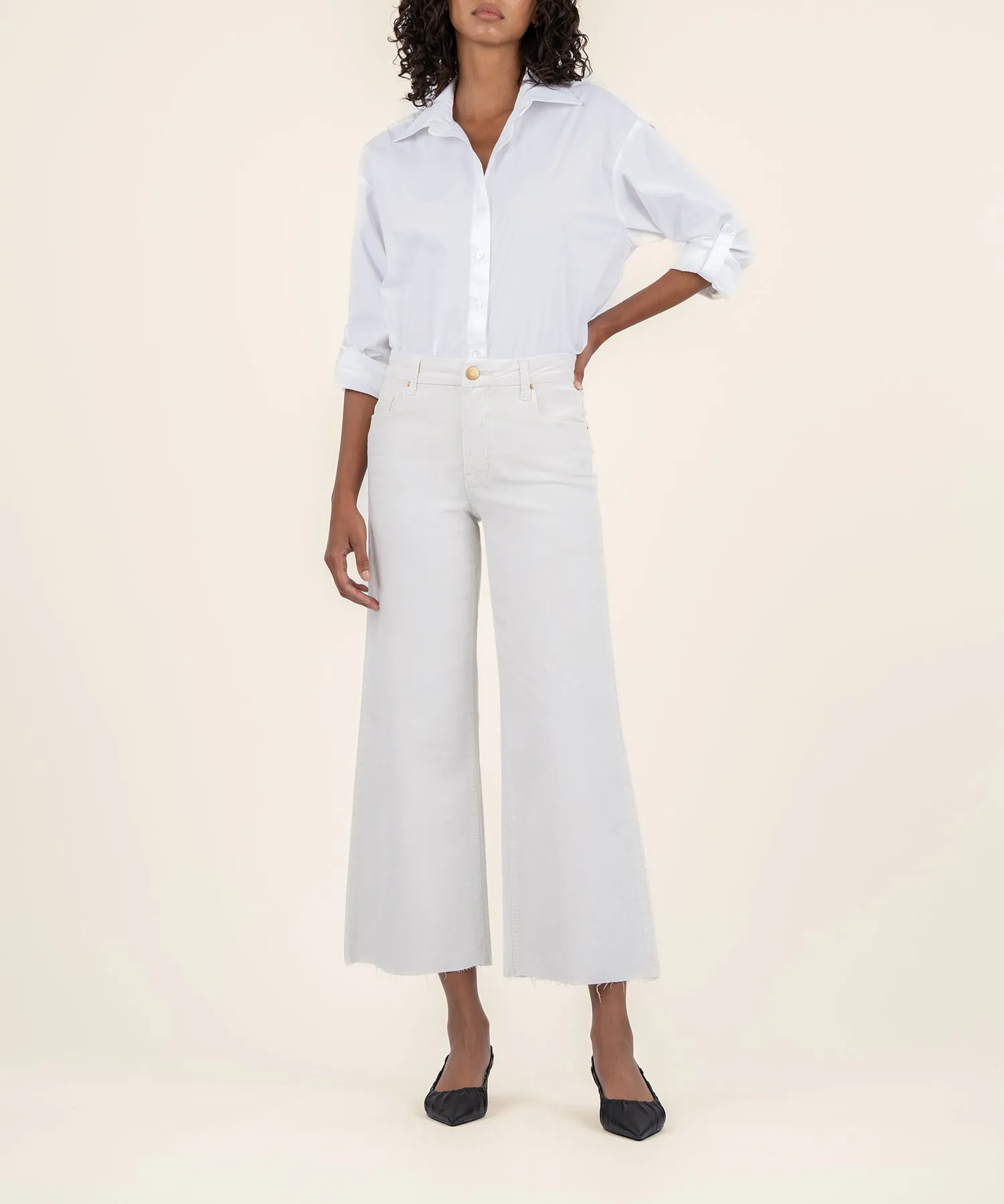 Meg Velvet High Rise Wide Leg - FINAL SALE