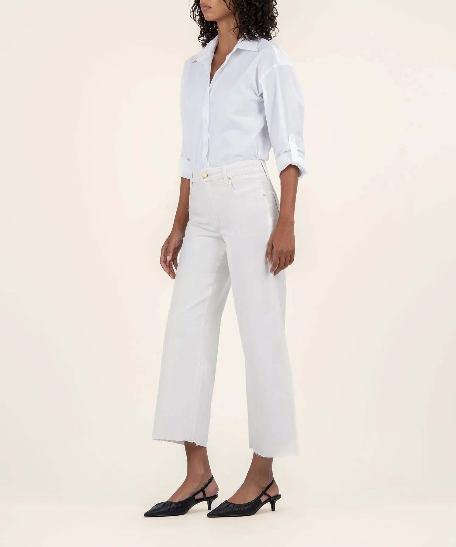 Meg Velvet High Rise Wide Leg - FINAL SALE