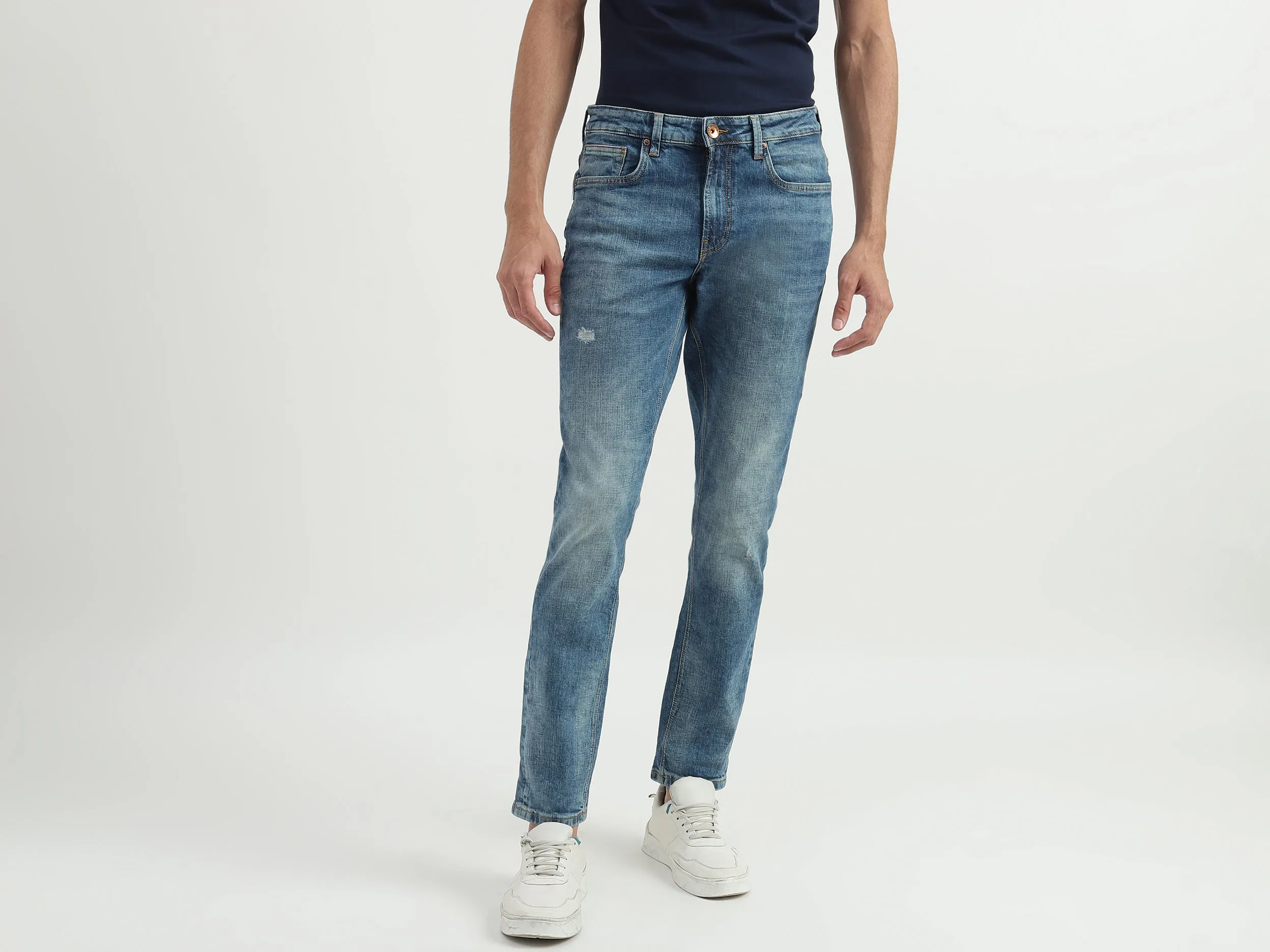 Men Solid Skinny Fit Jeans