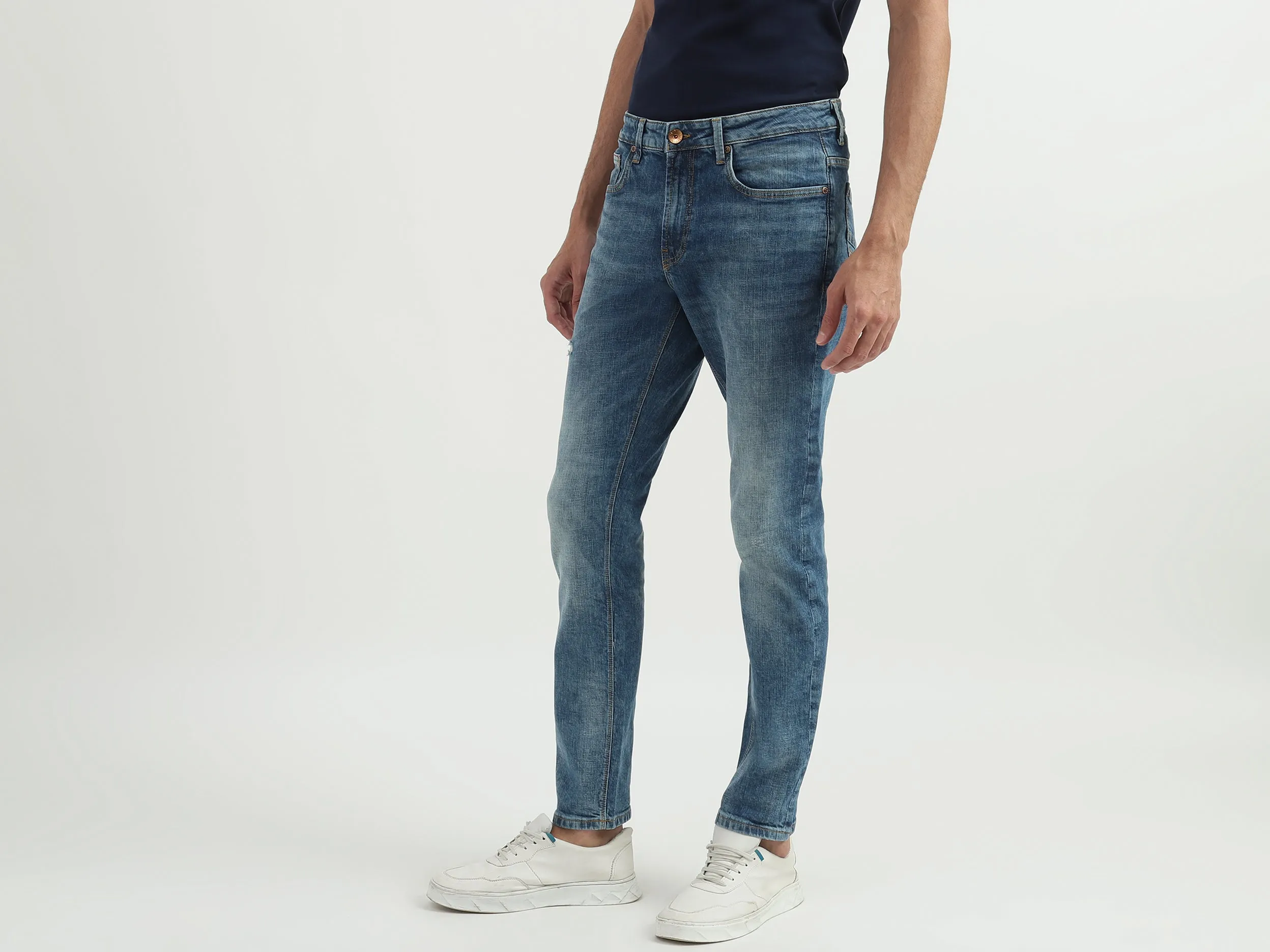 Men Solid Skinny Fit Jeans