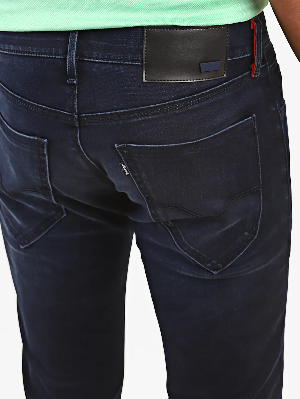 Men's 65504 Blue Skinny Fit Mid Rise Jeans