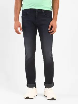Men's 65504 Blue Skinny Fit Mid Rise Jeans