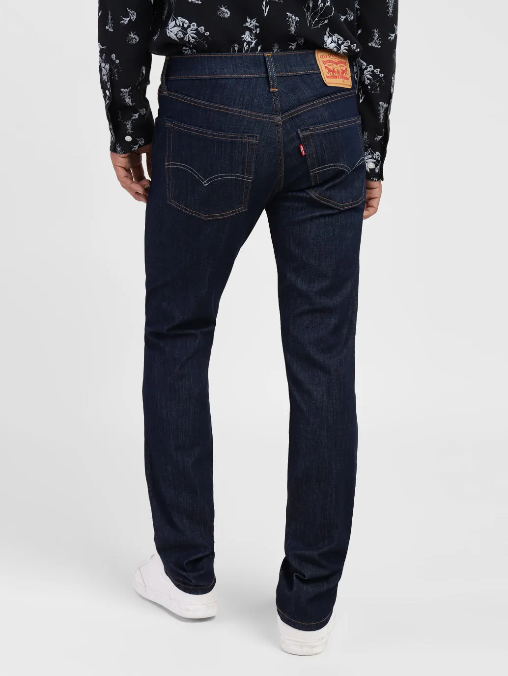 Men's 65504 Blue Skinny Fit Mid Rise Jeans