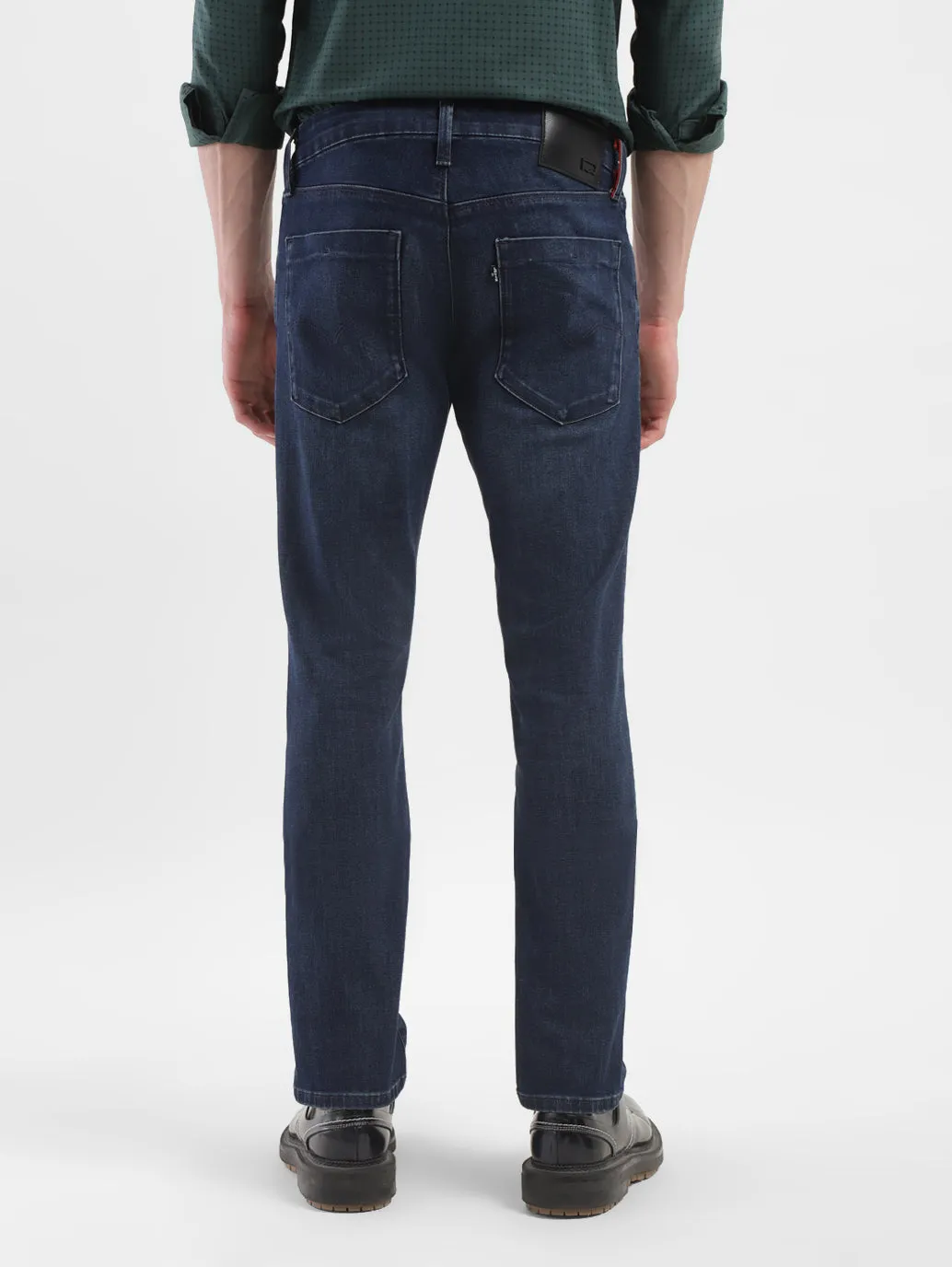 Men's 65504 Blue Skinny Fit Mid Rise Jeans