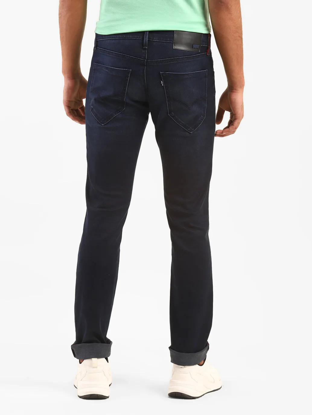 Men's 65504 Blue Skinny Fit Mid Rise Jeans