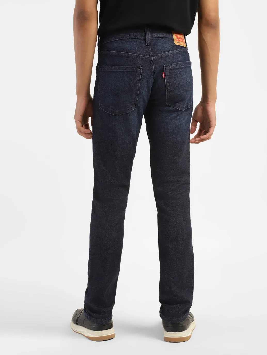 Men's 65504 Dark Indigo Skinny Fit Mid Rise Jeans